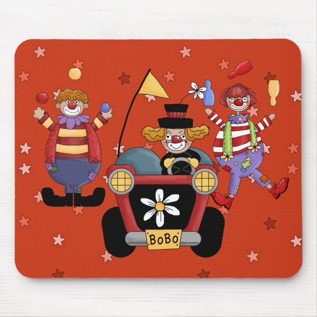 Mousepad Circus Clown (Vorne)