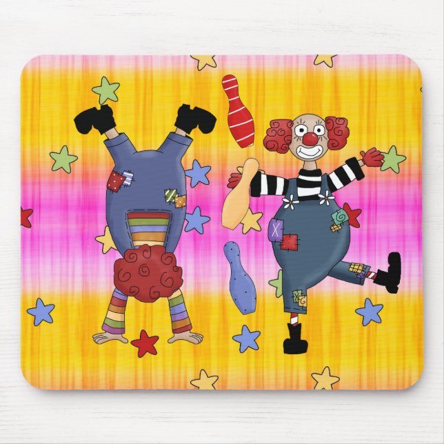 Mousepad Circus Clowns (Vorne)