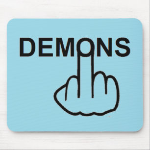 Mousepad-Dämonen Gedreht Mousepad