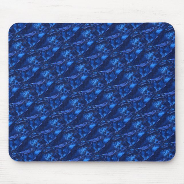 Mousepad "Deep Waters 1" geteerter abstrakter Entw (Vorne)