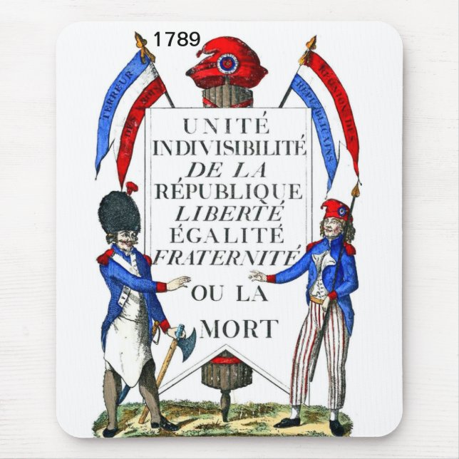 Mousepad der Französischen Revolution (Vorne)