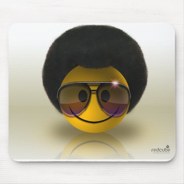Mousepad des Smile Afro (Vorne)