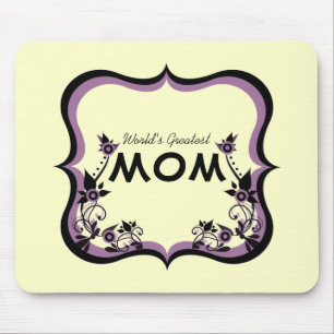 Mousepad, die größte Mama der sassy floral world Mousepad