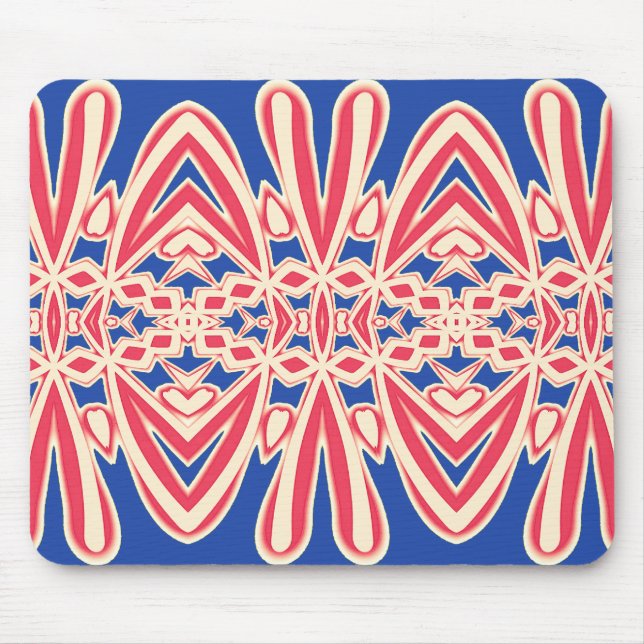 Mousepad, Ein elegantes, vielfarbiges klassisches  Mousepad (Vorne)