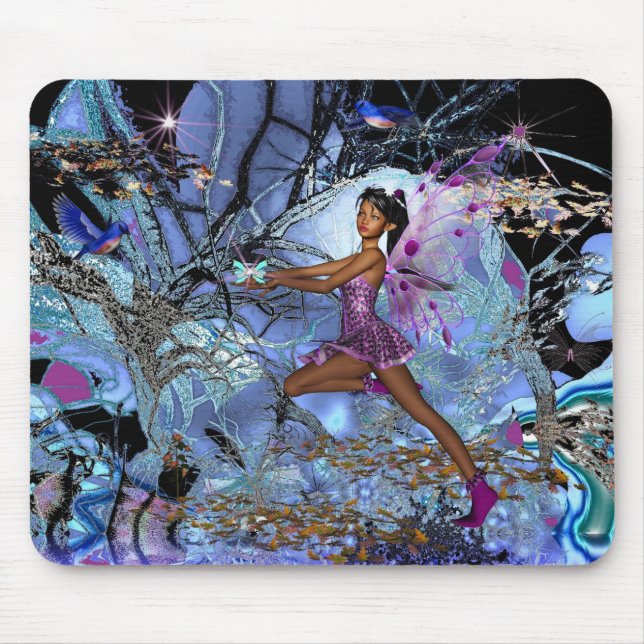 Mousepad Fantasy Art Lila Fairy (Vorne)