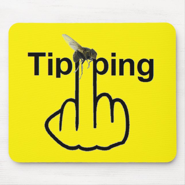 Mousepad Fly Tipping Gedreht (Vorne)