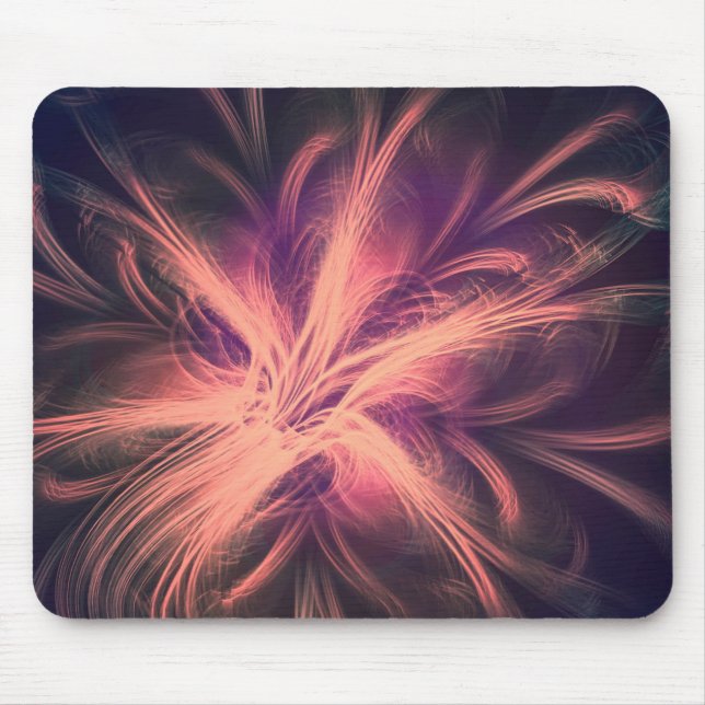 Mousepad Fraktal Light Lila Palette (Vorne)