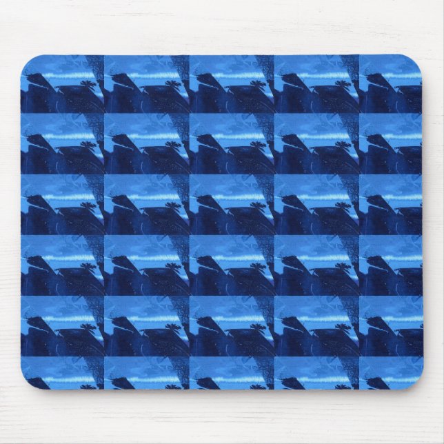 Mousepad "Frozen Ridge 2" geteerte abstrakte Desig (Vorne)