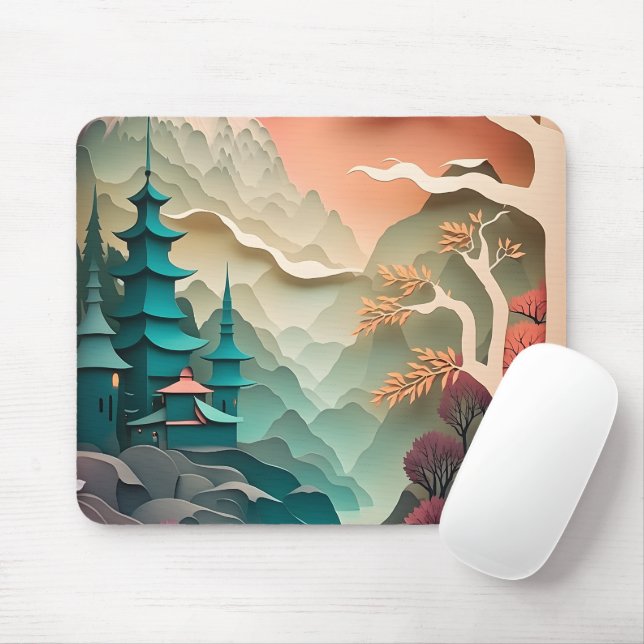 Mousepad für den Papierausschnitt (Mit Mouse)