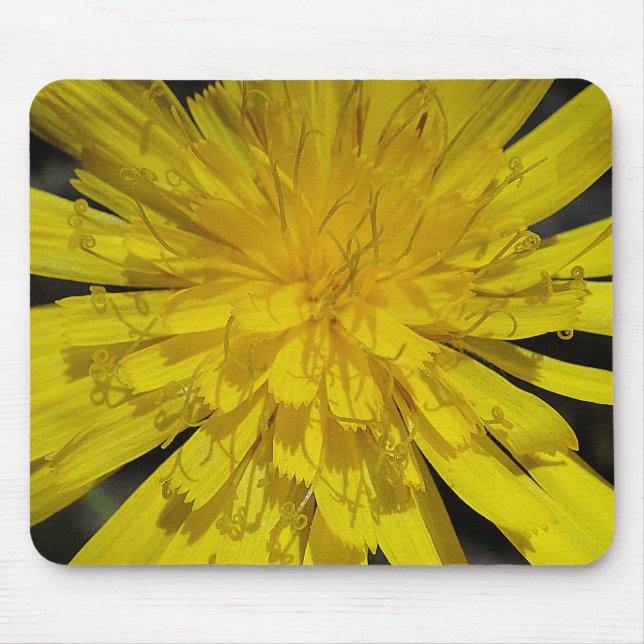 Mousepad gelbes Blütenzentrum (Vorne)