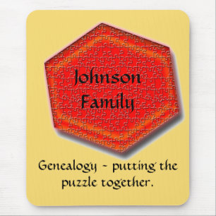 Mousepad - Genealogie - Das Puzzle zusammenlegen