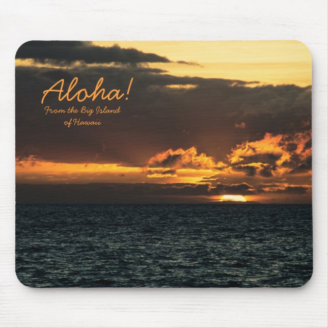 Mousepad: Hawaii Sunset Mousepad (Vorne)