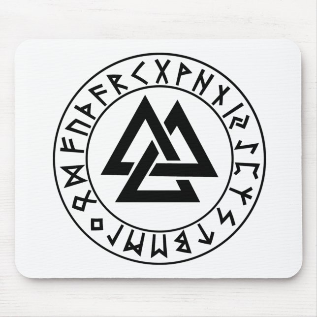 mousepad hor Tri Dreieck Rune-Schild (Vorne)