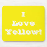 Mousepad I Liebe gelb<br><div class="desc">Mousepad I Liebe gelb</div>