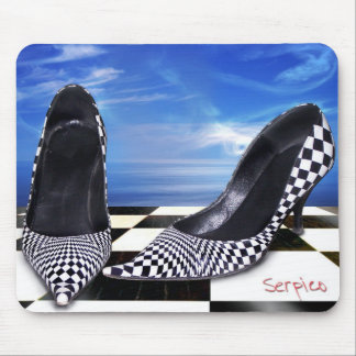 Mousepad-Karierter entworfener Schuh Mousepad