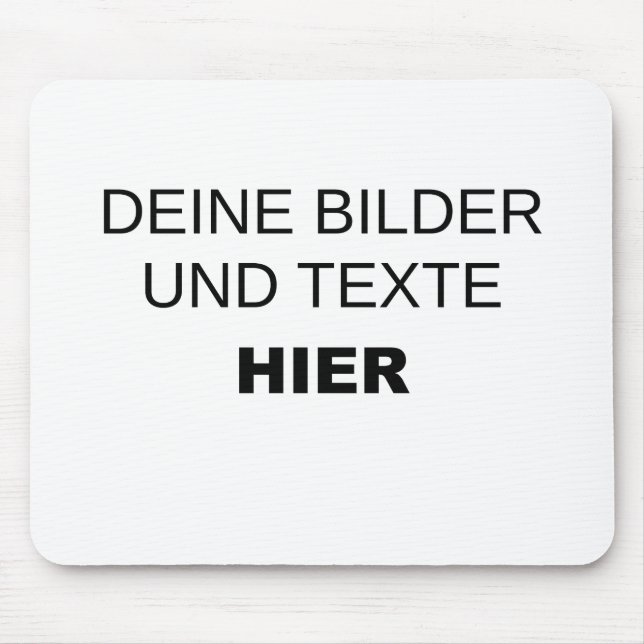 Mousepad komplett selbst gestalten (Vorne)