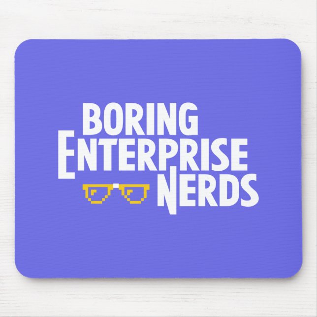 Mousepad langweilig für Enterprise-Nerd (Vorne)