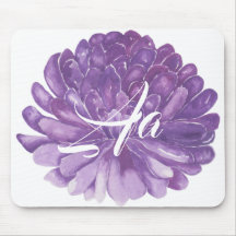 Mousepad "Lavender Blume/Wasserfarbskizze"