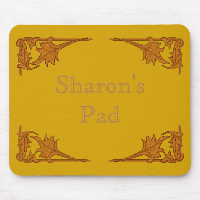 Mousepad - Leafarben (Vorne)