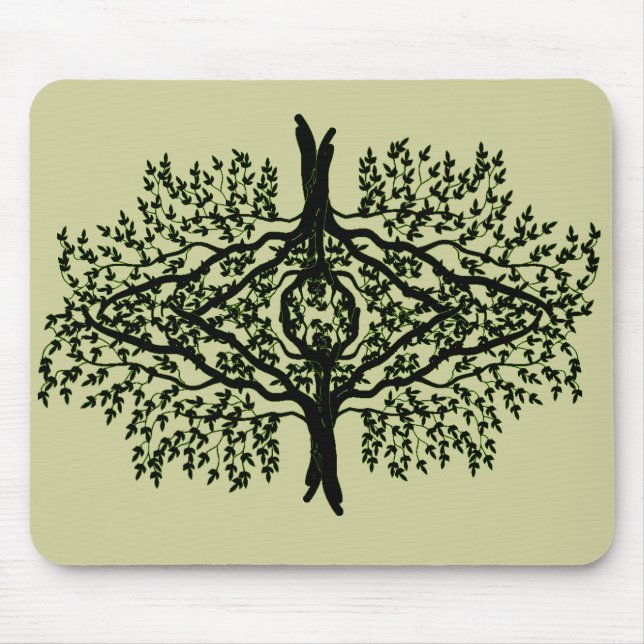 Mousepad - Leafy Kaleidoskopie (Vorne)