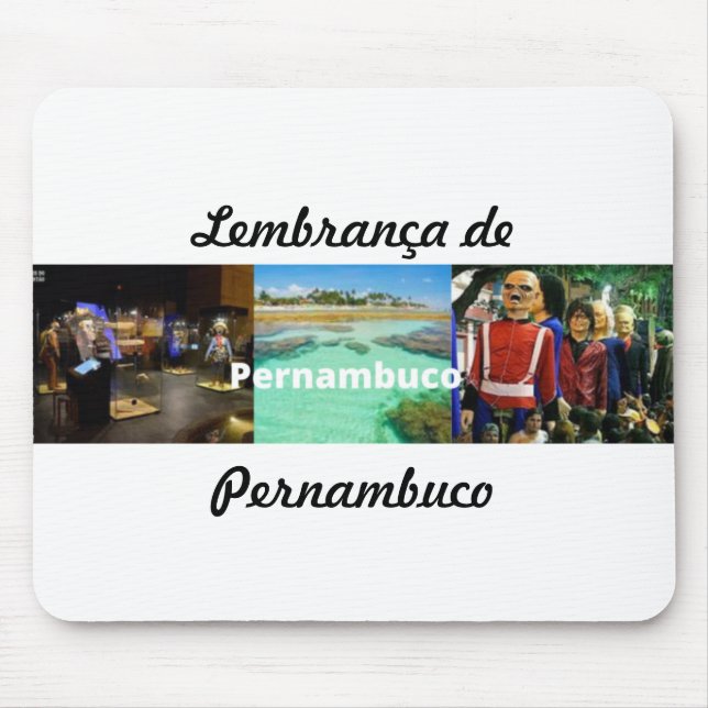 Mousepad lembrança de Pernambuco (Vorne)