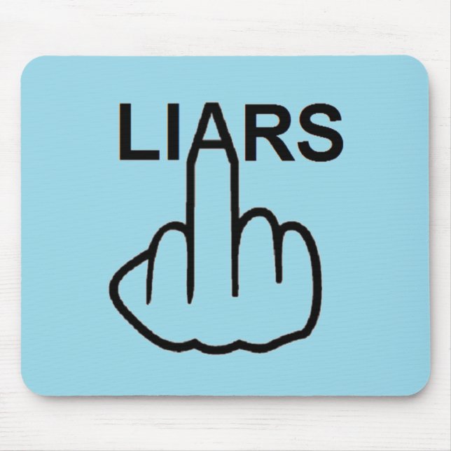Mousepad Liars Gedreht (Vorne)
