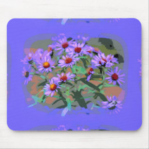 Mousepad lila asters