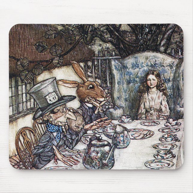 Mousepad: Mad Hatter Tea Party - Rackham Mousepad (Vorne)