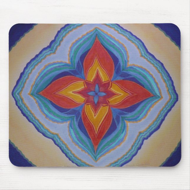 MOUSEPAD, MANDALA, BLUME MOUSEPAD (Vorne)