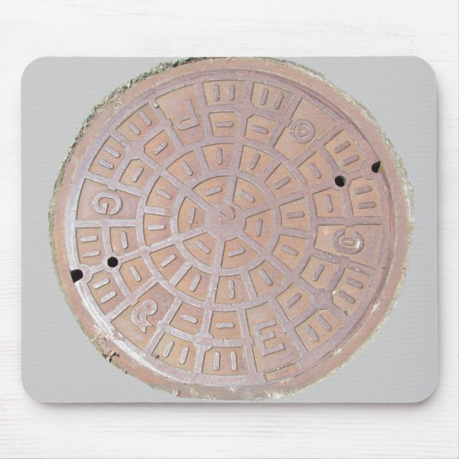 Mousepad - Manhole Cover (Vorne)