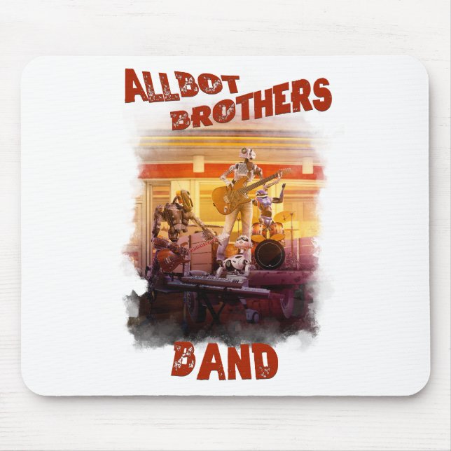 Mousepad mit Allbot Brothers Band aus BSR (Vorne)