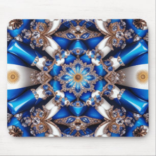 Mousepad mit argentinischem Farbdesign