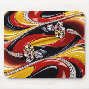 Mousepad mit belgischem Farbdesign