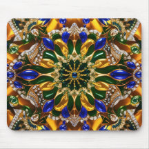 Mousepad mit brasilianischem Farbdesign