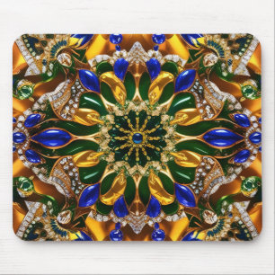 Mousepad mit brasilianischem Farbdesign