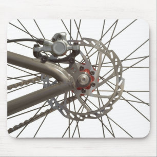 Mousepad mit Fahrrad-Rad-Nabe