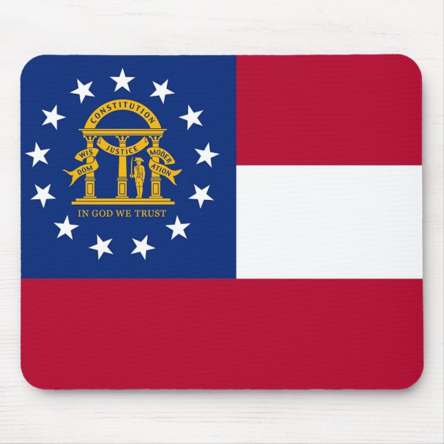 Mousepad mit Flag Georgia Staat - USA (Vorne)