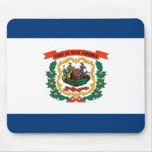 Mousepad mit Flag West Virginia Staat - USA