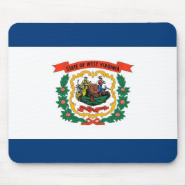 Mousepad mit Flag West Virginia Staat - USA