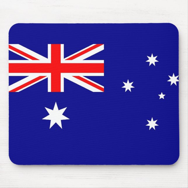 Mousepad mit Flagge Australiens (Vorne)
