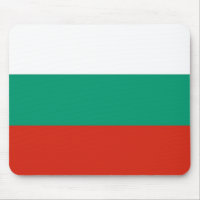 Mousepad mit Flagge Bulgariens