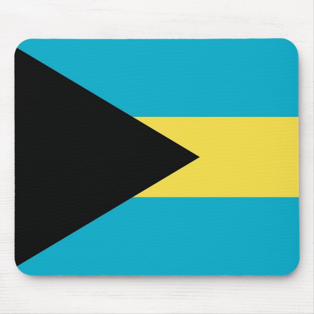 Mousepad mit Flagge der Bahamas (Vorne)