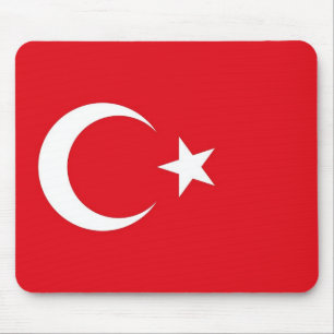 Mousepad mit Flagge der Türkei