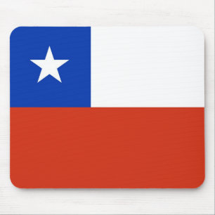 Mousepad mit Flagge des Chilen