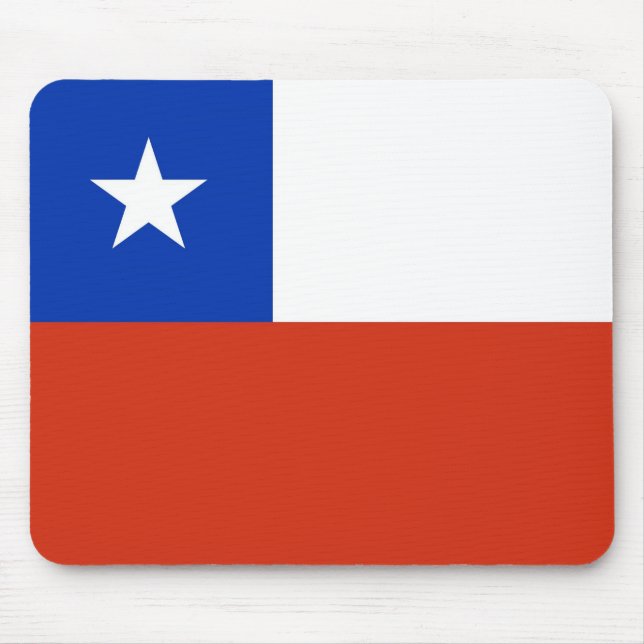 Mousepad mit Flagge des Chilen (Vorne)