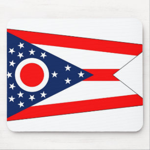 Mousepad mit Flagge des Ohio-Staat - USA