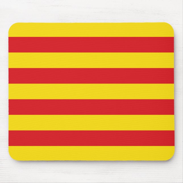 Mousepad mit Flagge Kataloniens (Vorne)