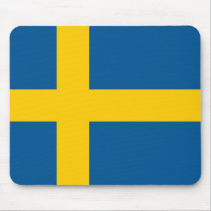 Mousepad mit Flagge Schwedens