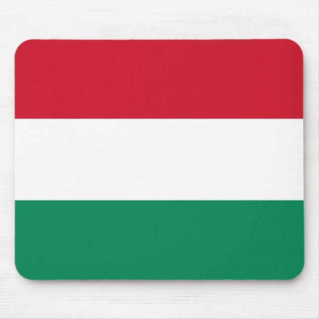 Mousepad mit Flagge Ungarns (Vorne)
