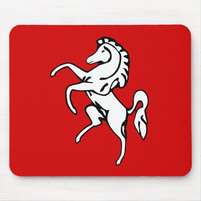 Mousepad mit Flagge von Kent, England (Vorne)